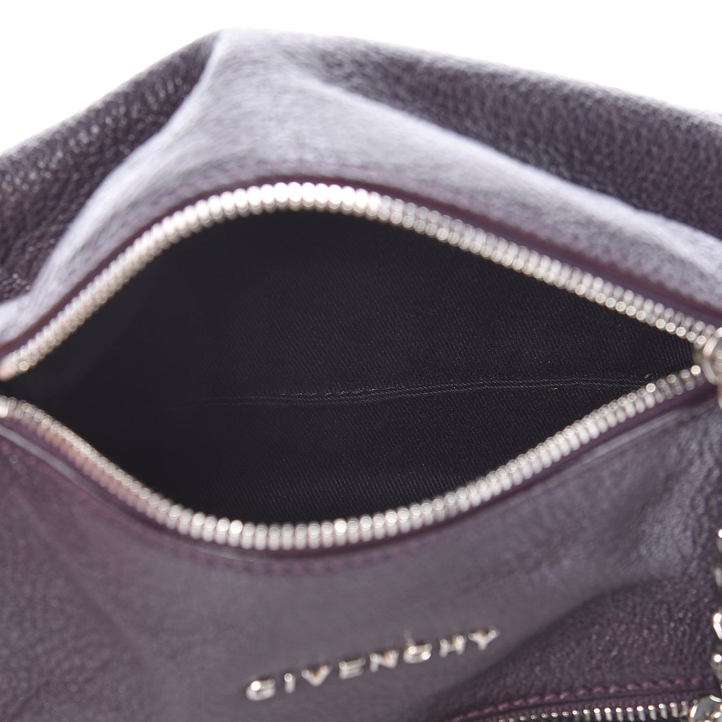 Sugar Goatskin Pandora Wristlet Dark Purple