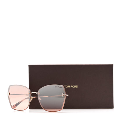 Tom Ford Metal Nickie Sunglasses TF1107 Gold 7 of 7