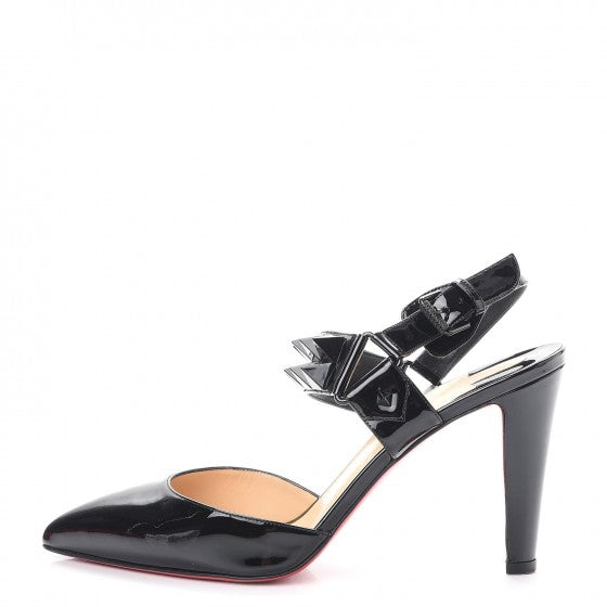 Patent Ziggoo Studded Pumps 40 Black