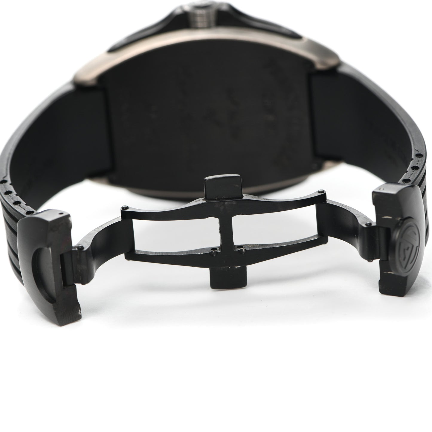 Titanium Rubber 45mm Conquistador Grand Prix Automatic Watch Black 8900SC