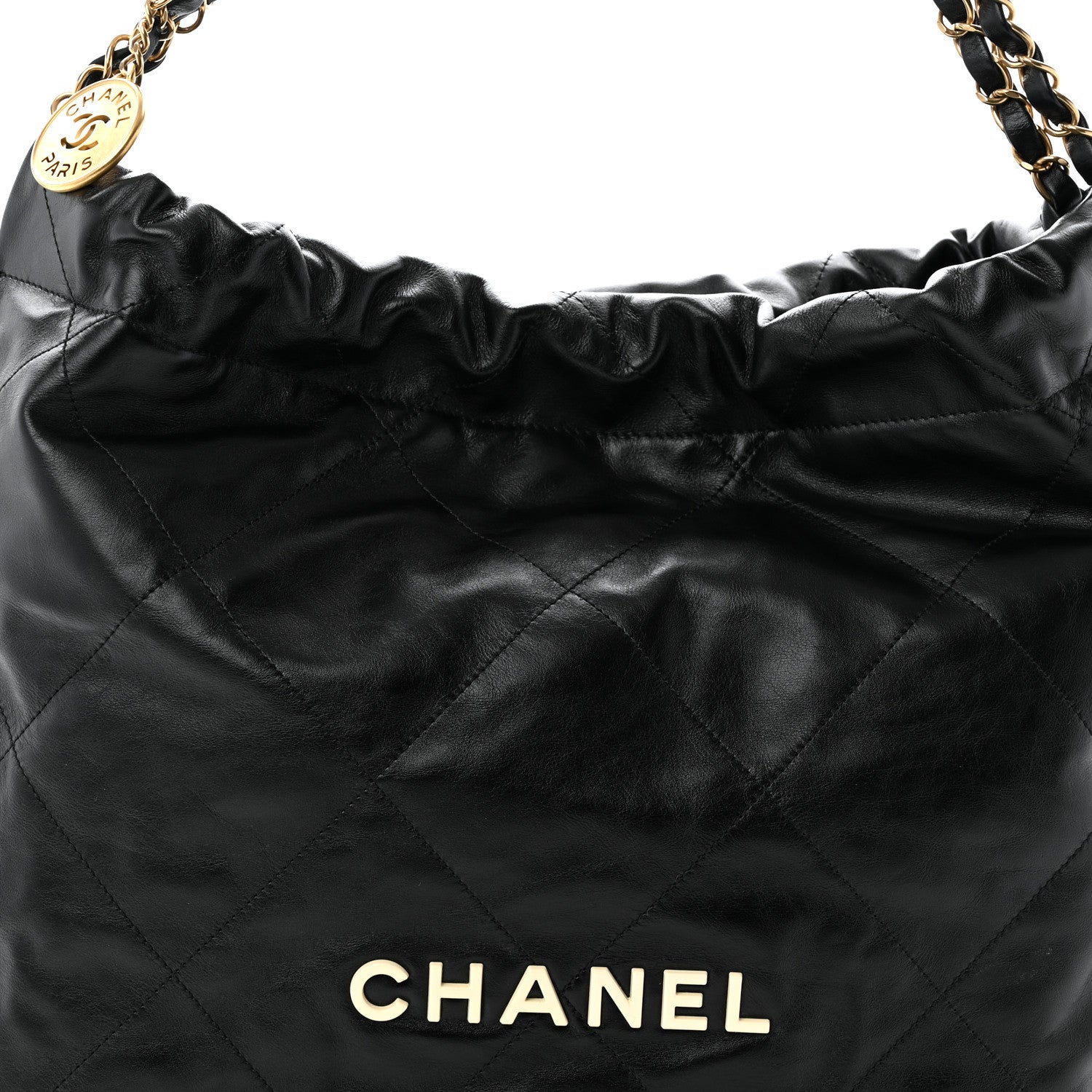 Chanel Calfskin Quilted Chanel 22 Black 9 of 11