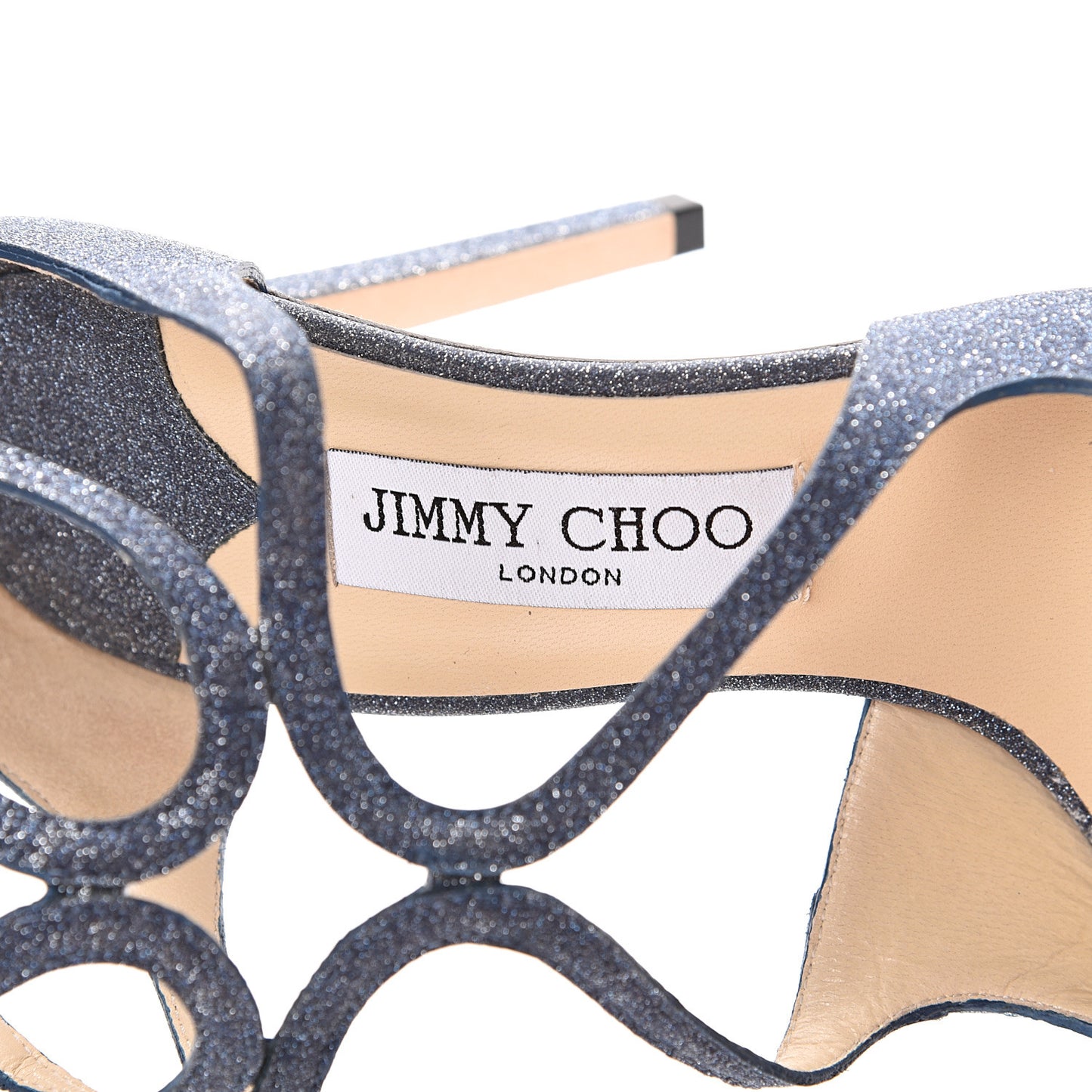 Glitter Lang Sandals 40.5 Navy