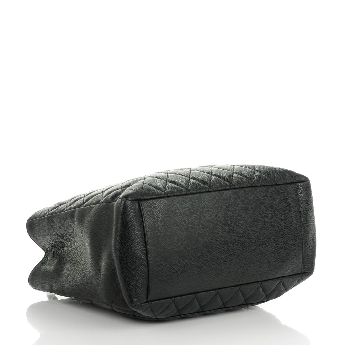 Caviar Quilted Grand Shopping Tote GST Black