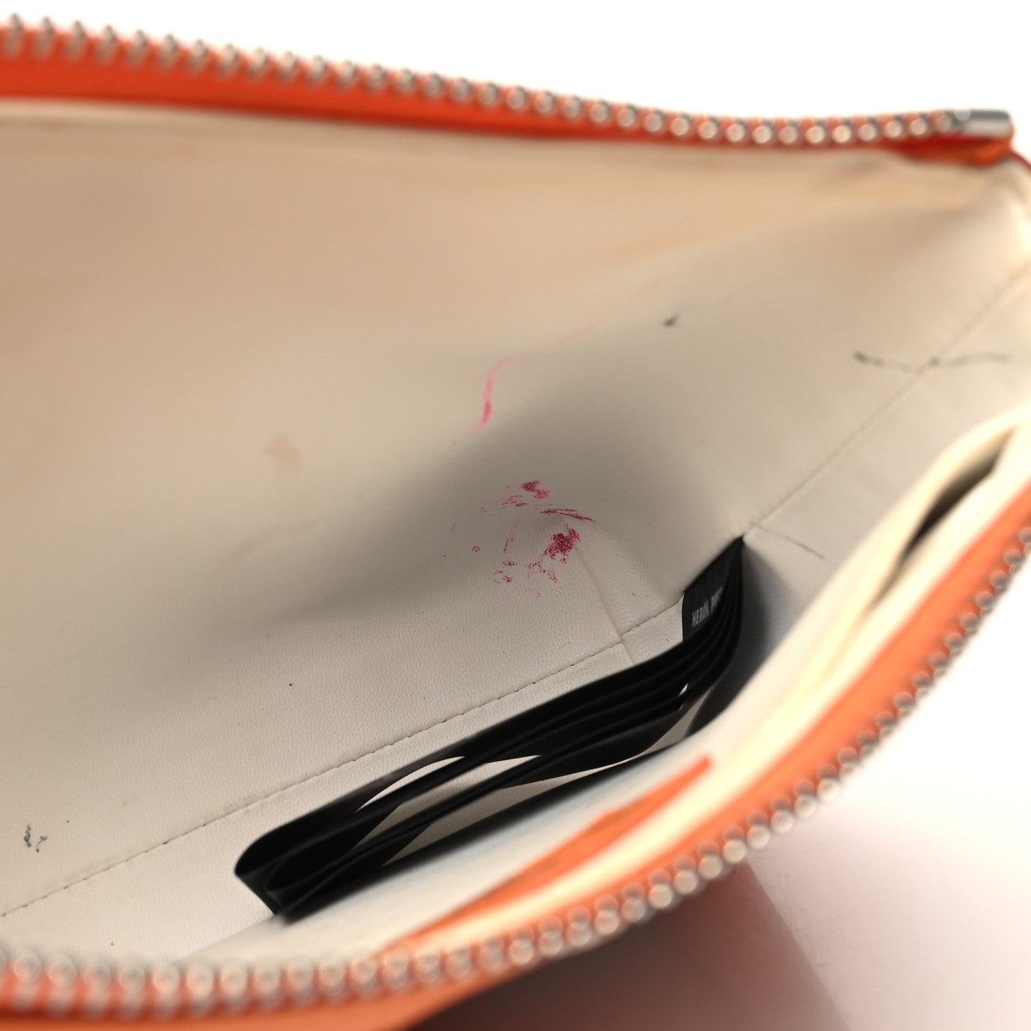 Off-White X Heron Preston PVC Transparent Crossbody Bag Orange White 16 of 19