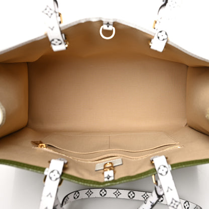 Louis Vuitton Monogram Giant Onthego GM Kaki Beige 5 of 6