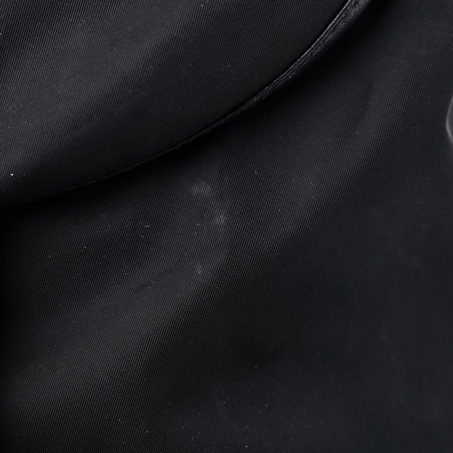 Nylon Logo Backpack Black