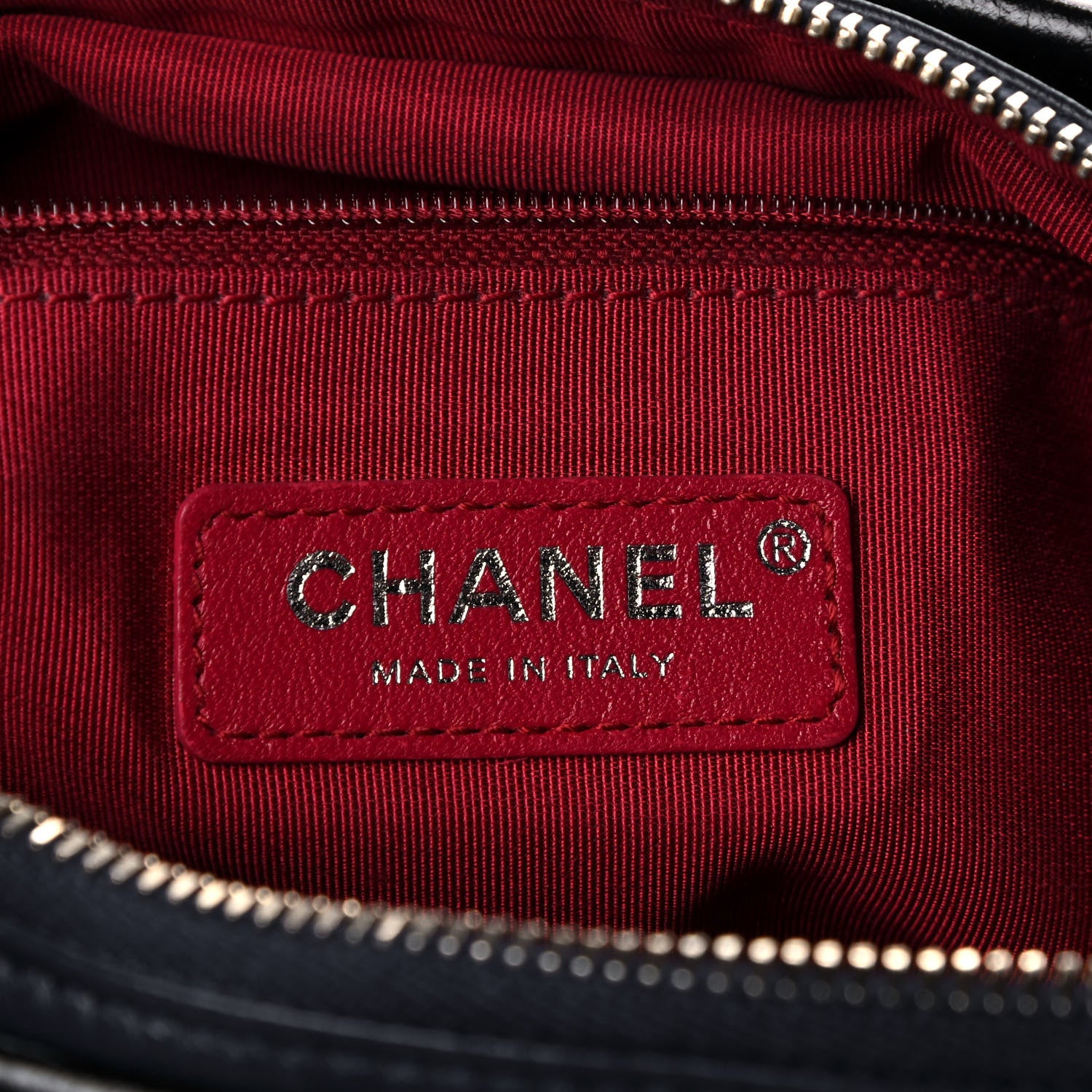 Chanel Aged Calfskin Quilted Medium Gabrielle Hobo Navy Black 6 of 13