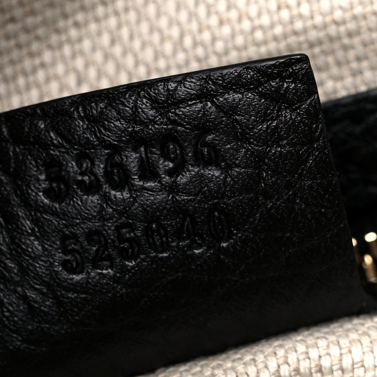 Pebbled Calfskin Medium Soho Chain Shoulder Bag Black