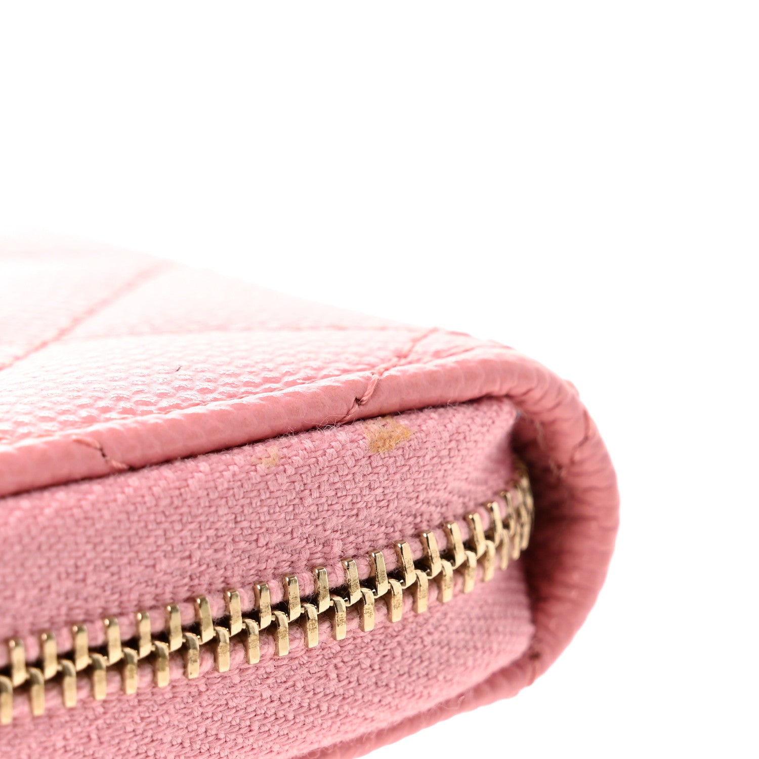 Chanel Caviar Quilted Zip Coin Purse Light Pink 8 of 9