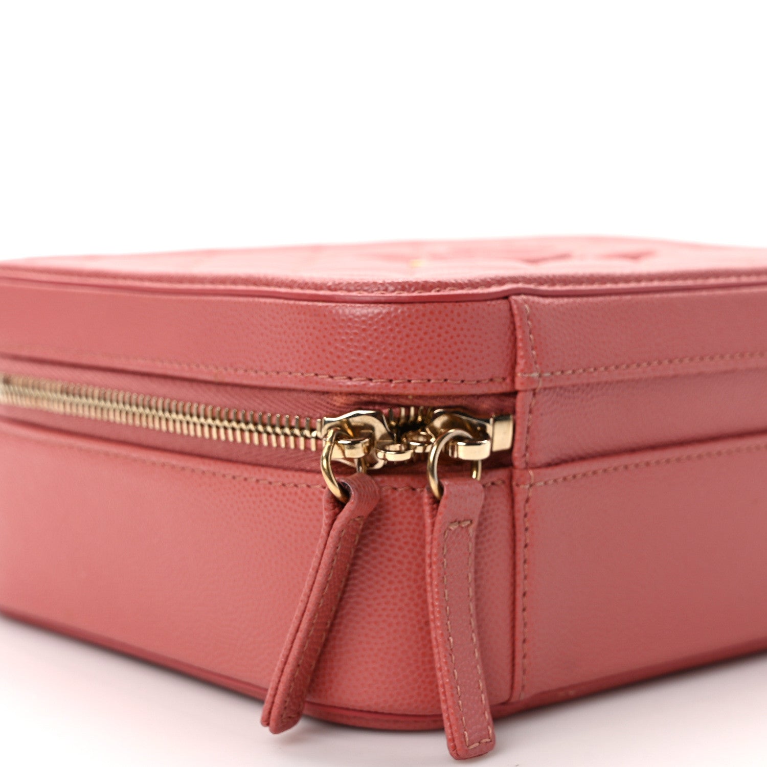 Chanel Caviar Quilted Medium CC Filigree Vanity Case Pink 9 of 13