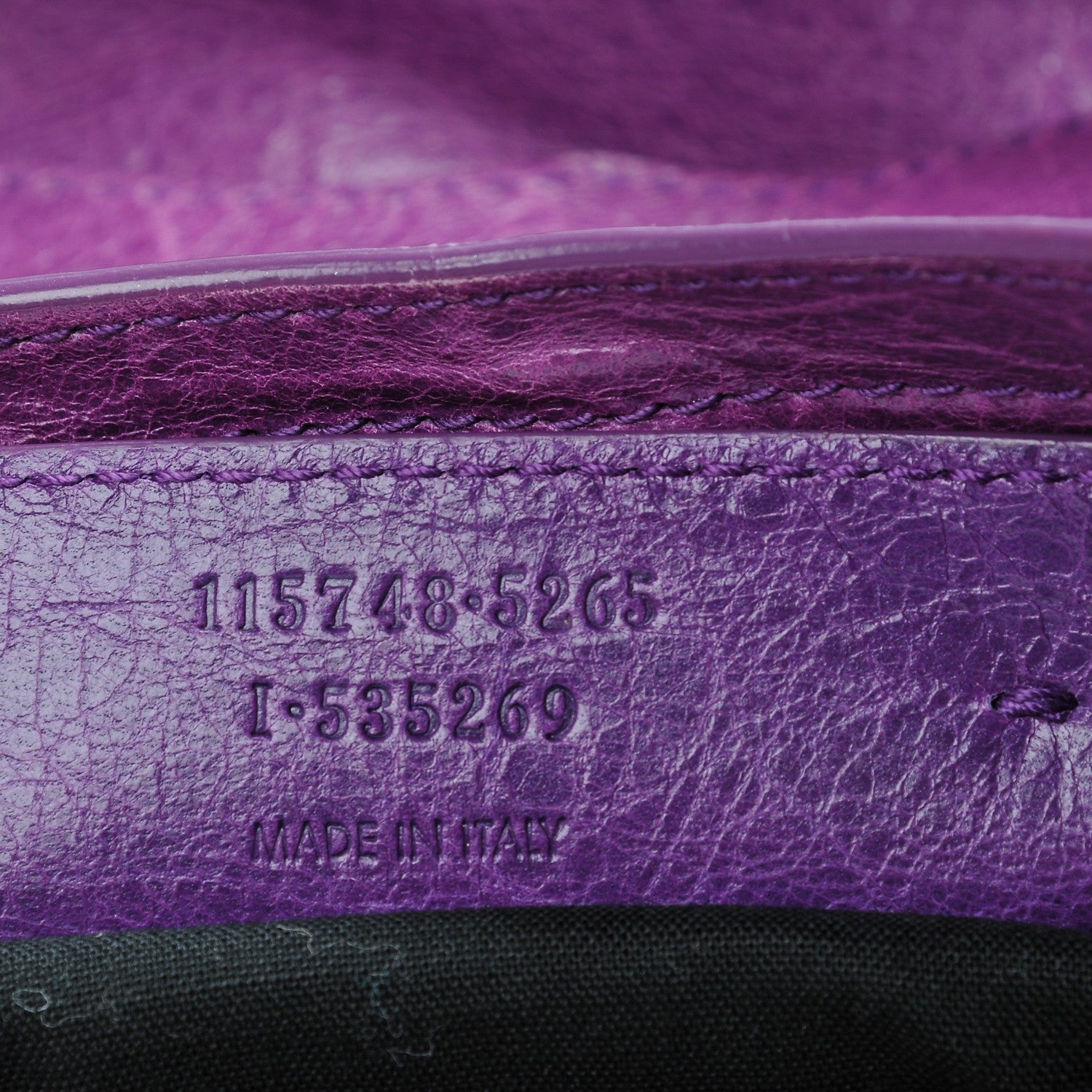 Balenciaga Agneau Classic Hardware City Ultraviolet 7 of 7