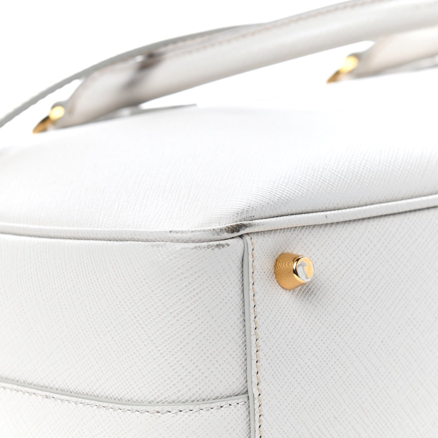 Saffiano Lux Tote Bowler Talco