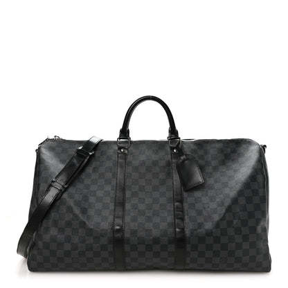 Louis Vuitton Damier Graphite Keepall Bandouliere 55 1 of 9