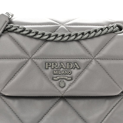 Prada Nappa Triangle Stitched Small Spectrum Bag Marmo 8 of 12