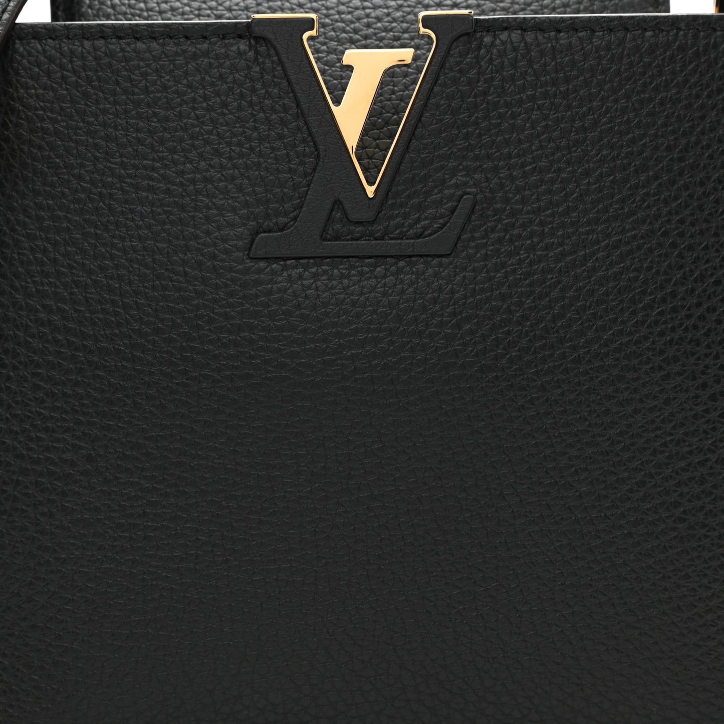 Taurillon Capucines PM Black