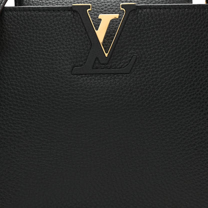 Louis Vuitton Taurillon Capucines PM Black 7 of 7