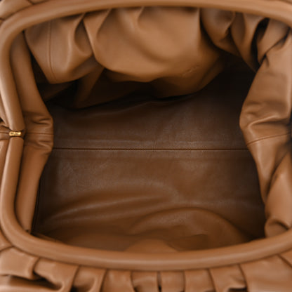 Bottega Veneta Smooth Butter Calf The Pouch Oversized Clutch Cammello 5 of 7