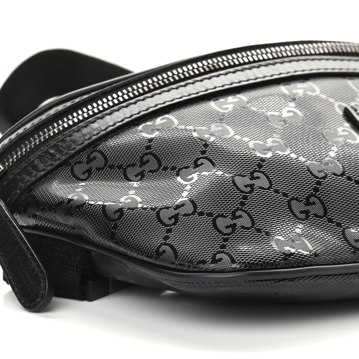 Gucci Imprime Monogram Belt Bag Black 7 of 8