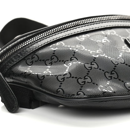 Gucci Imprime Monogram Belt Bag Black 7 of 8