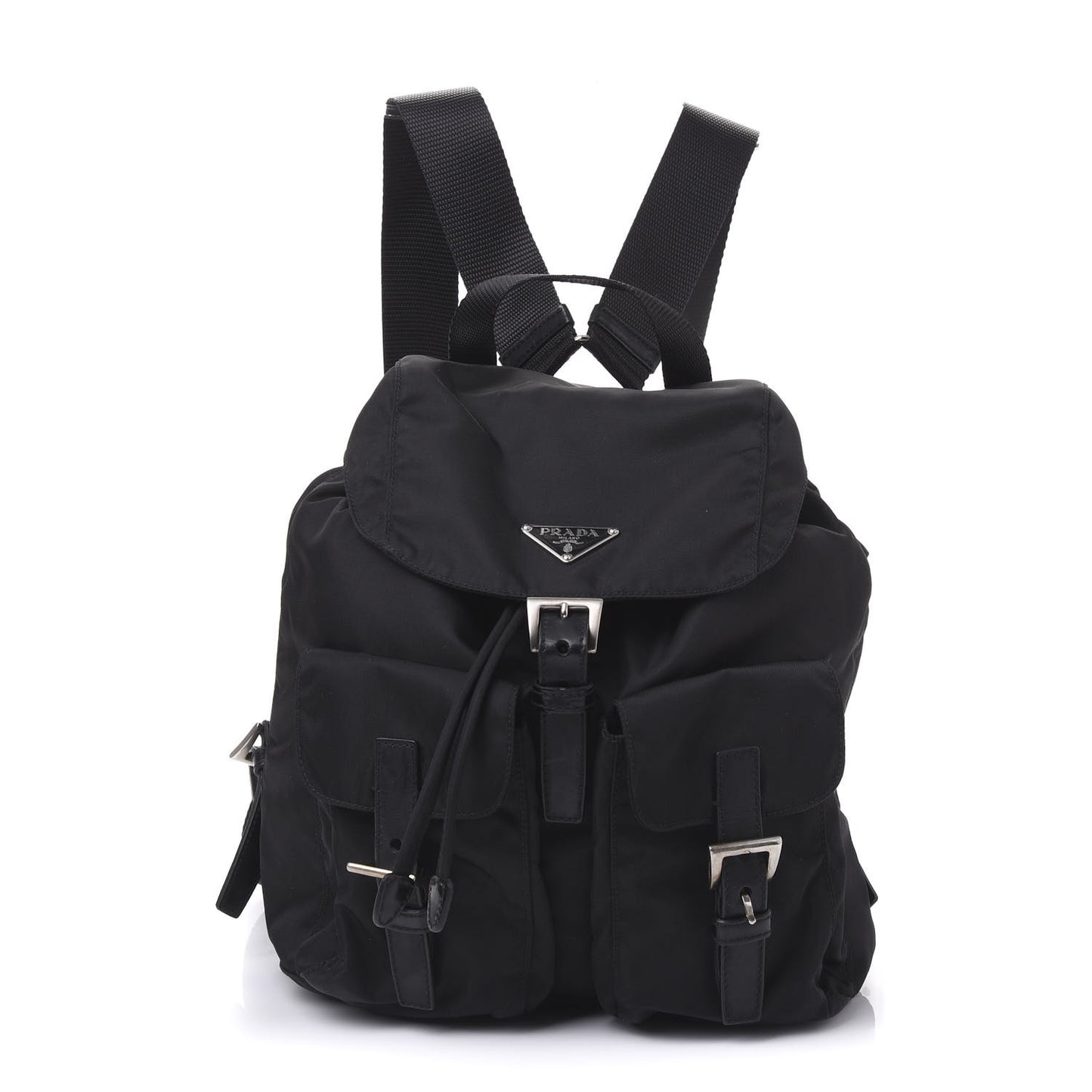 Nylon Vela Medium Backpack Black