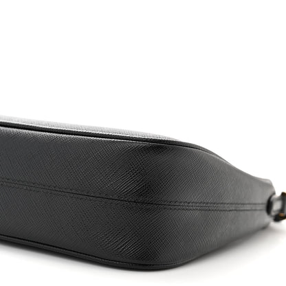 Prada Saffiano Lux Re-Edition 2005 Shoulder Bag Black 11 of 12