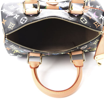 Louis Vuitton Monogram Multicolor Speedy 30 Black 5 of 9