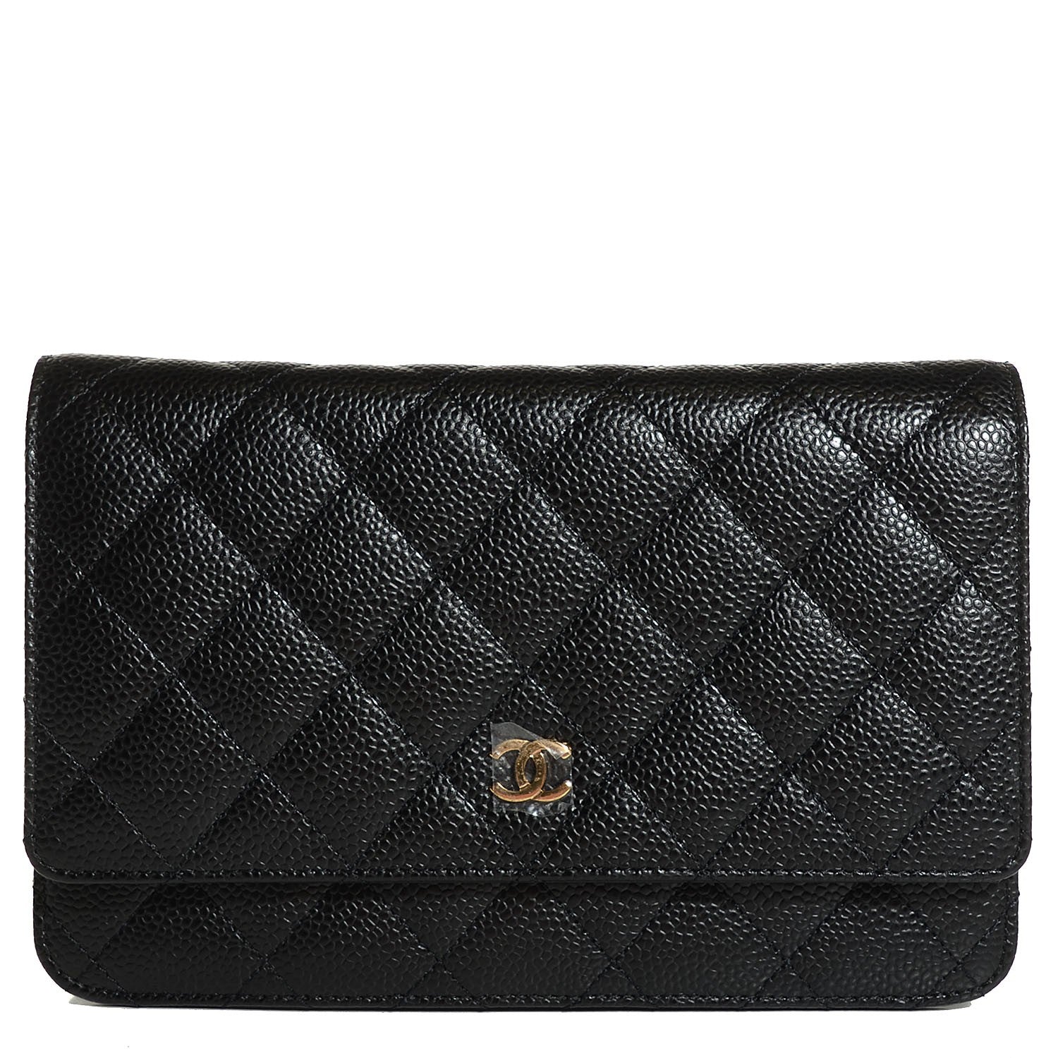Chanel Caviar Quilted Wallet On Chain WOC Black 1 of 8