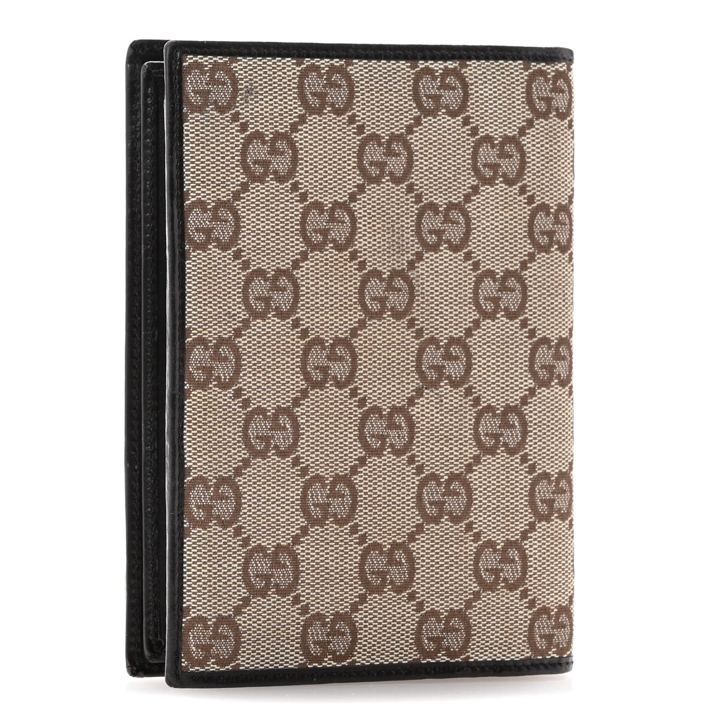 Monogram Passport Wallet Dark Brown