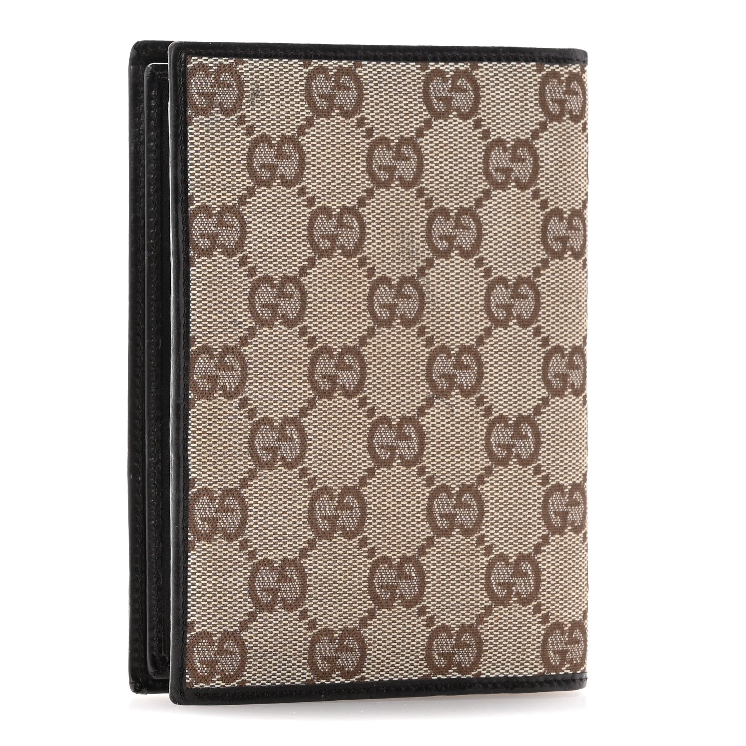 Gucci Monogram Passport Wallet Dark Brown 3 of 11