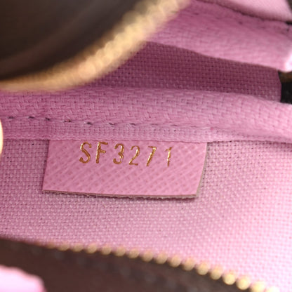 Louis Vuitton Monogram 2021 Christmas Animation Japanese Garden Mini Pochette Accessories Wisteria Pink 7 of 7
