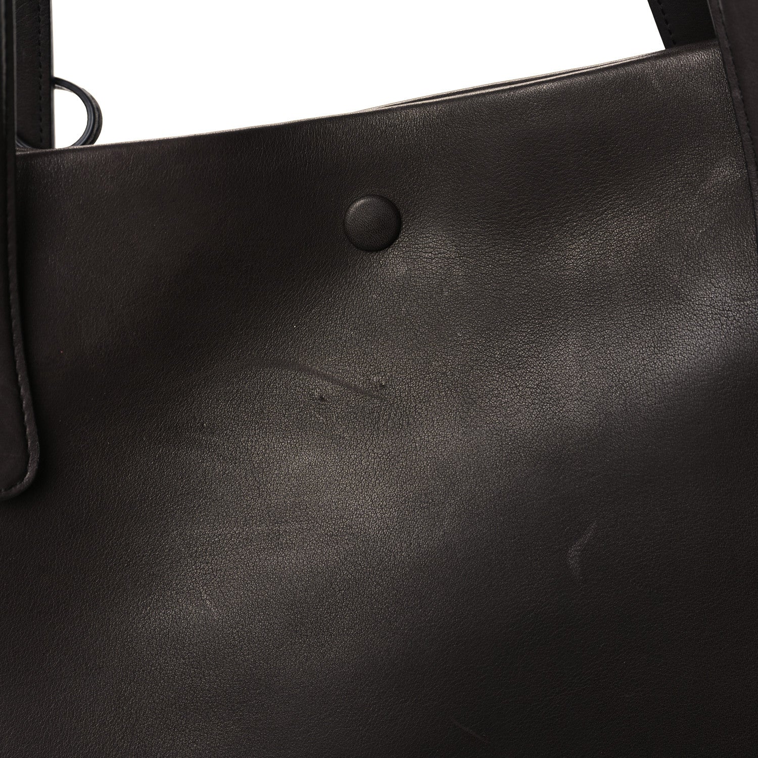 The Row Polished Saddle Calfskin Idaho XL Dark Brown 12 of 13