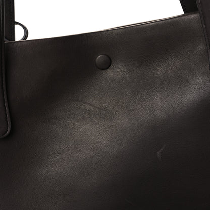 The Row Polished Saddle Calfskin Idaho XL Dark Brown 12 of 13