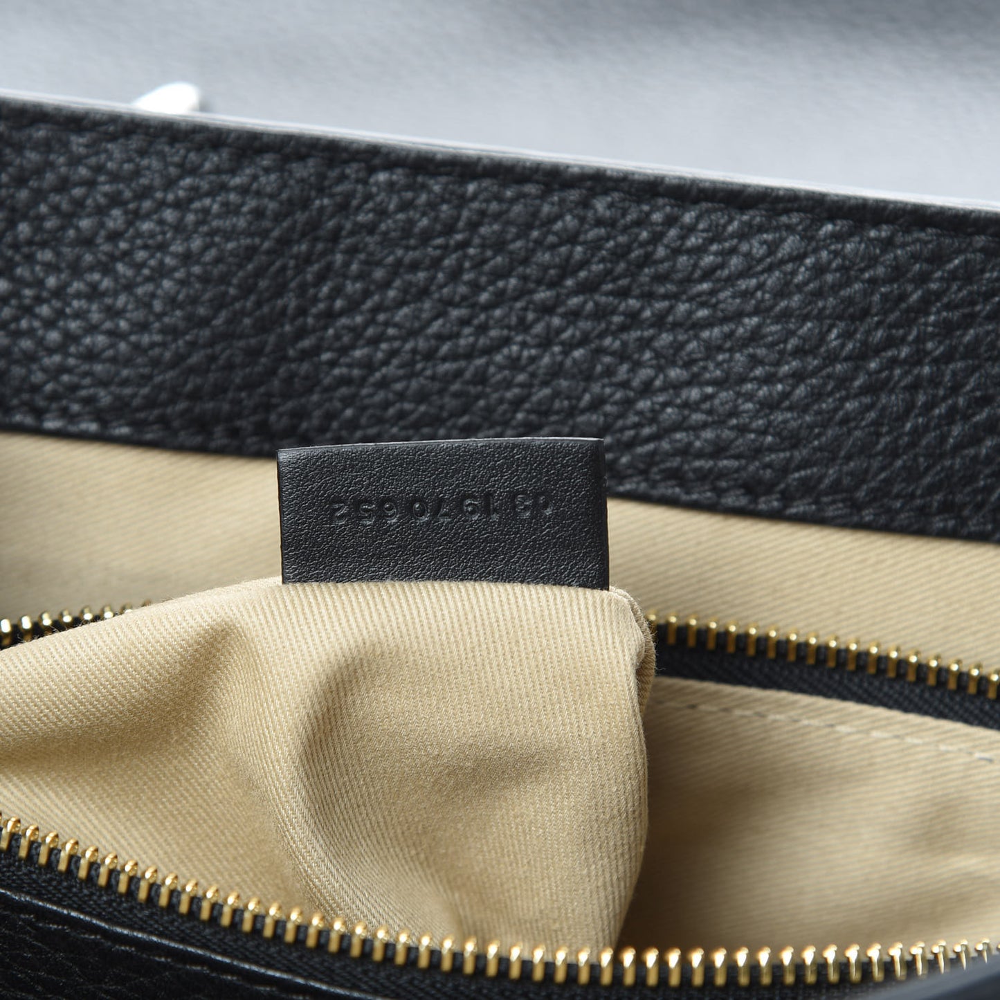 Grained Calfskin Medium Aby Day Shoulder Bag Black