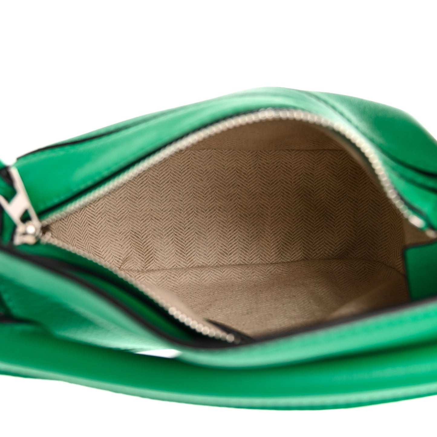 Calfskin Mini Puzzle Bag Jungle Green