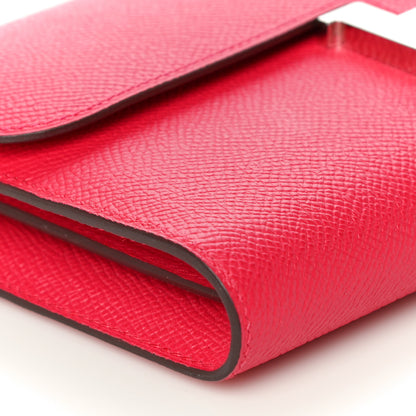 Hermes Epsom Constance Long Wallet Rose Extreme 9 of 11