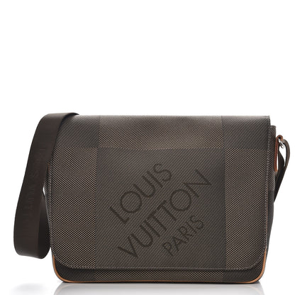 Louis Vuitton Damier Geant Messenger Bag Terre 3 of 11