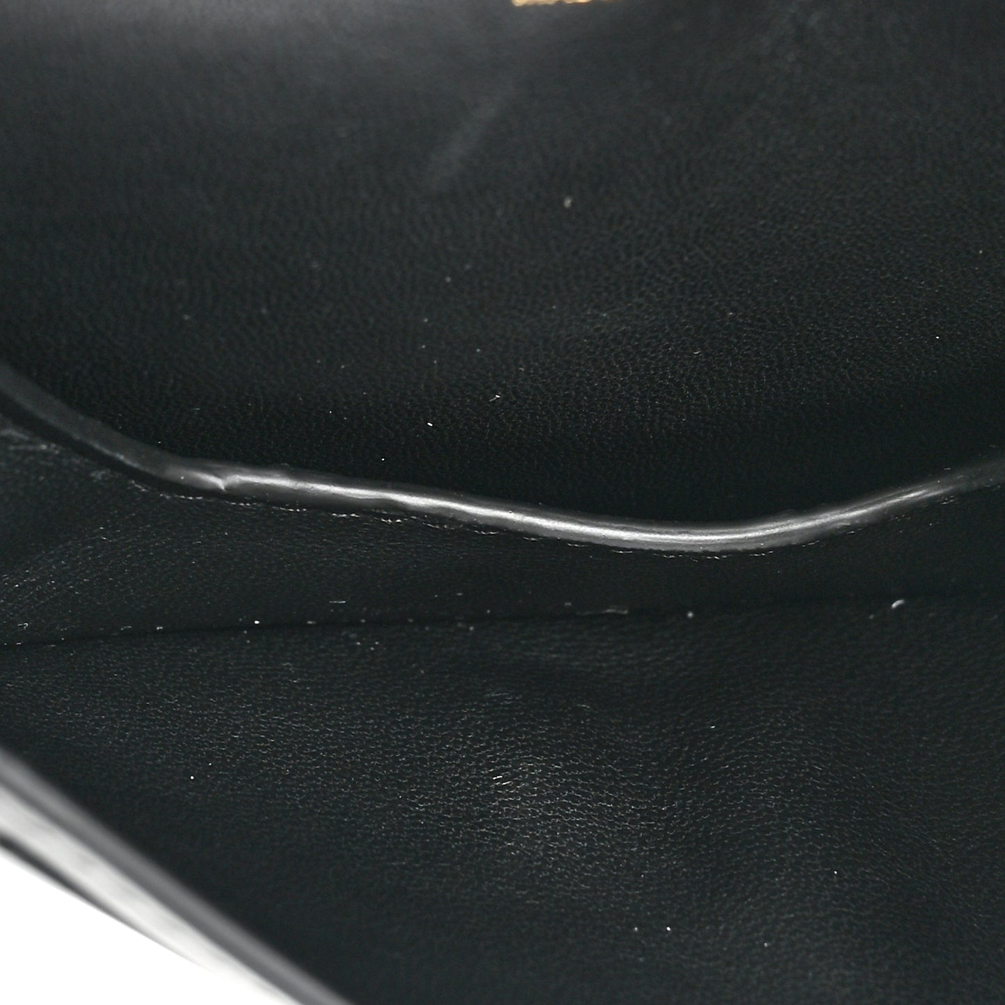 Calfskin Micro Olympia Card Case Black