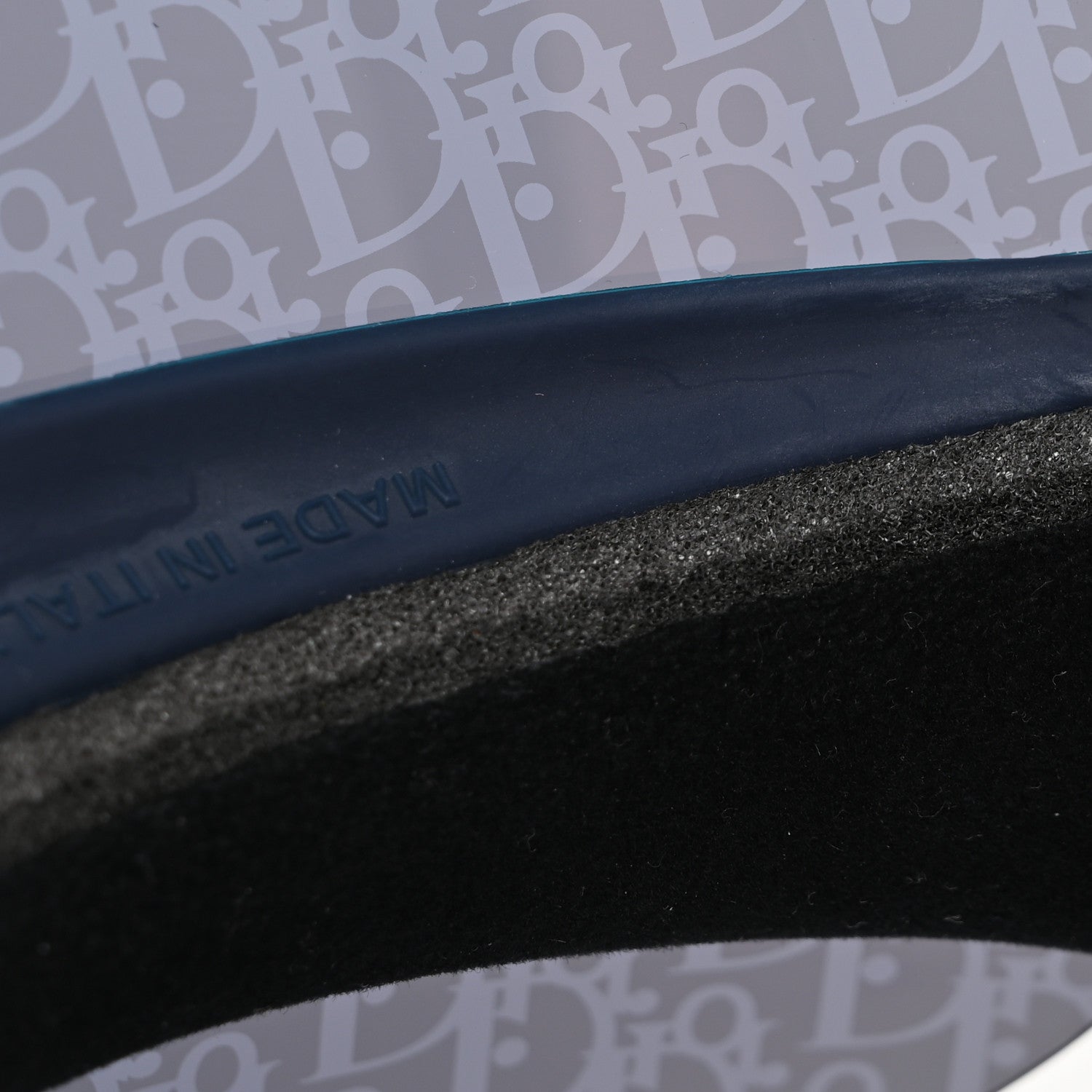 Christian Dior Oblique DiorClub V1U Sun Visor Blue 9 of 11
