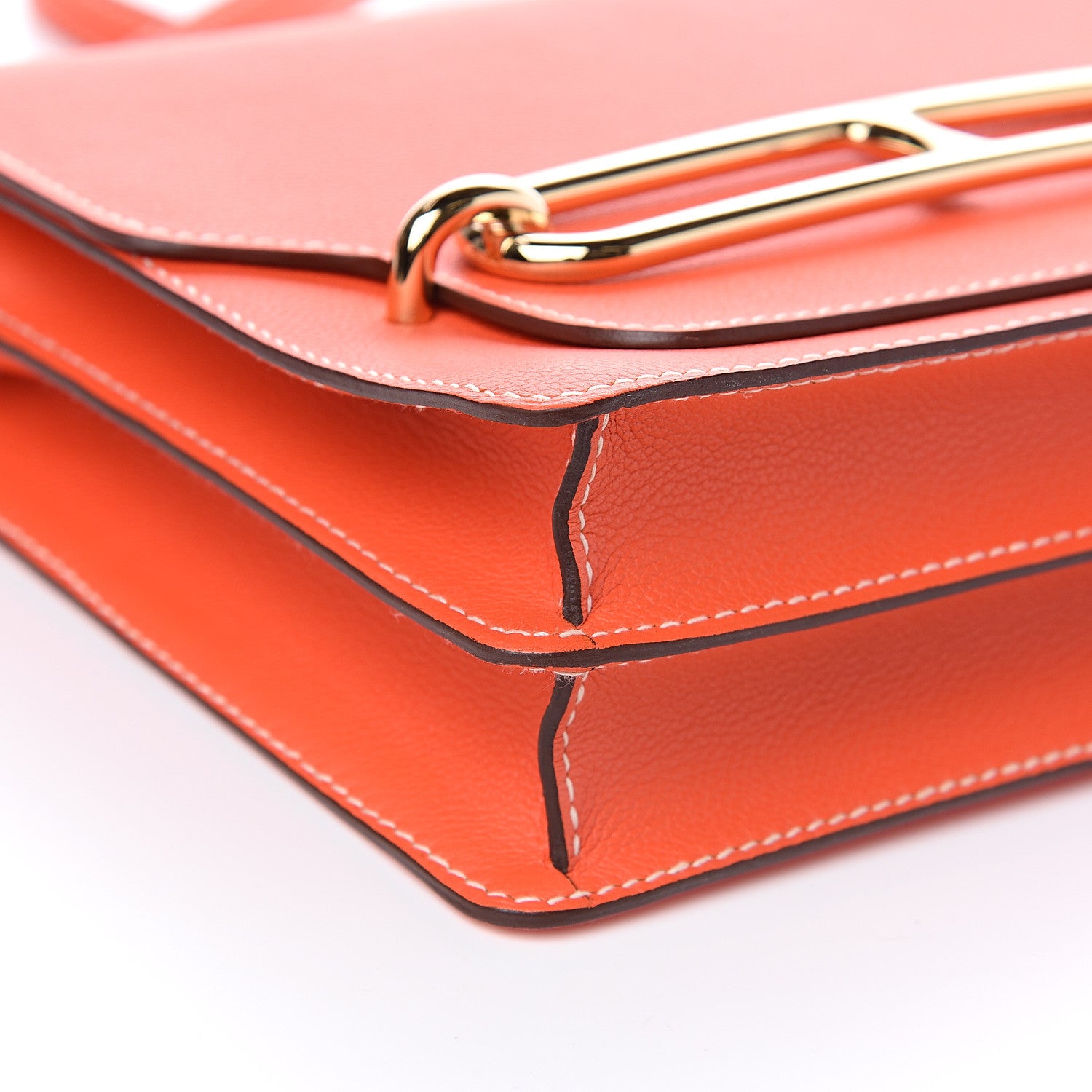 Hermes Evercolor Sac Roulis 23 Orange Poppy 6 of 7