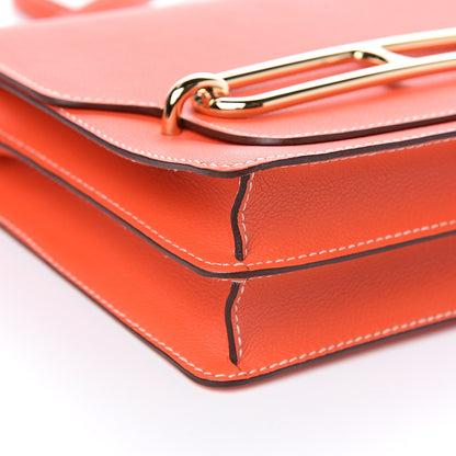 Hermes Evercolor Sac Roulis 23 Orange Poppy 6 of 7