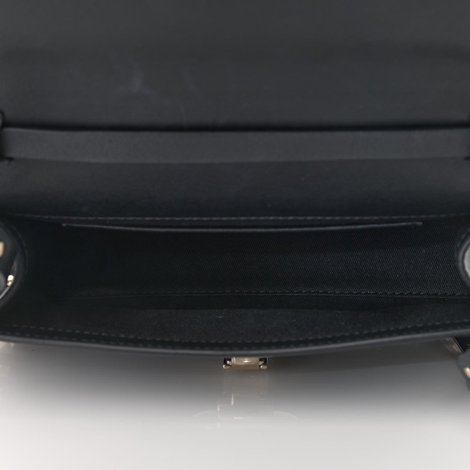 Valentino Garavani Vitello Medium Rockstud Flip Lock Crossbody Bag Black 7 of 8