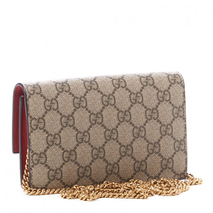 Gucci GG Supreme Monogram Mini Cherry Chain Bag 2 of 7