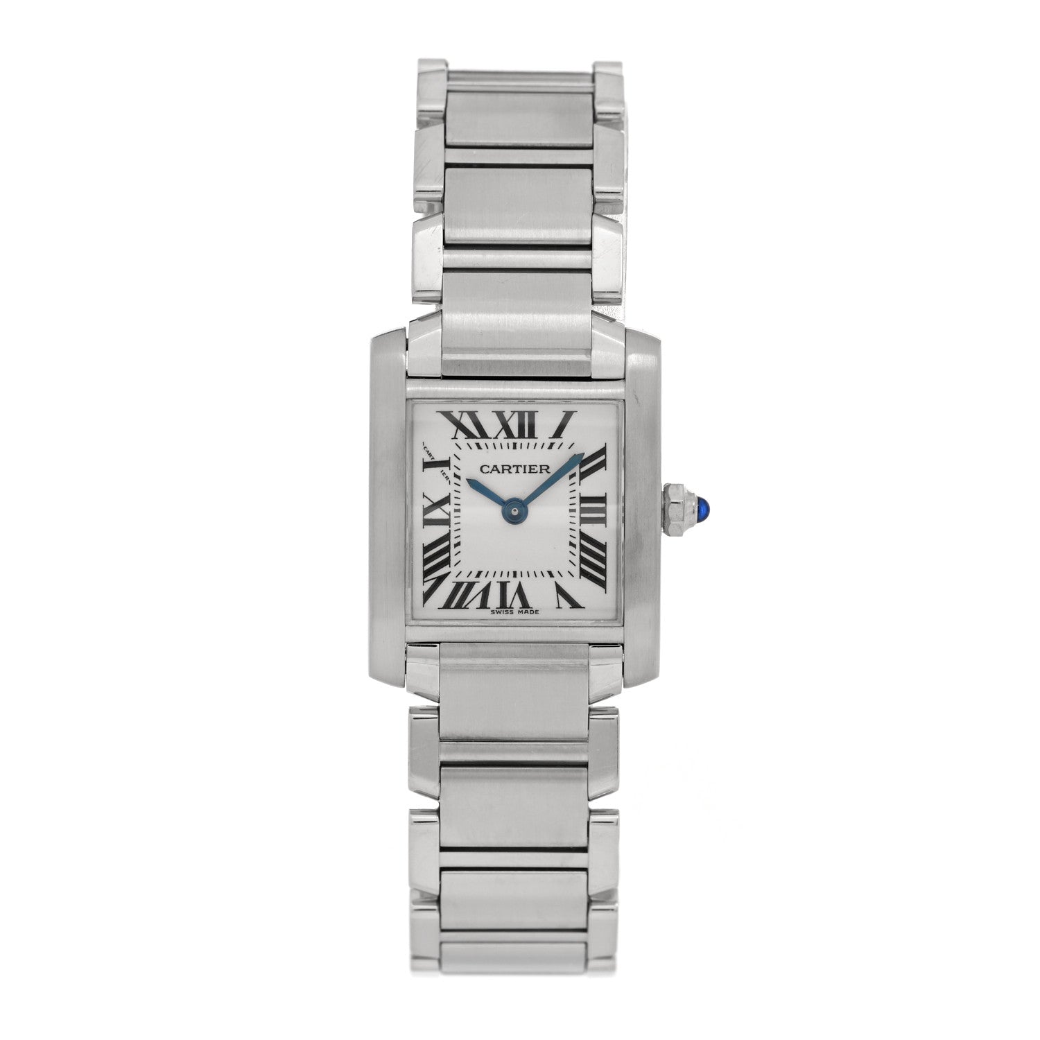 Cartier Stainless Steel 20mm Tank Francaise Quartz Watch 1 of 4
