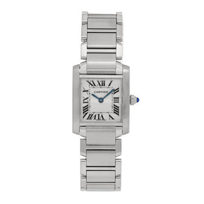 Cartier Stainless Steel 20mm Tank Francaise Quartz Watch 1 of 4