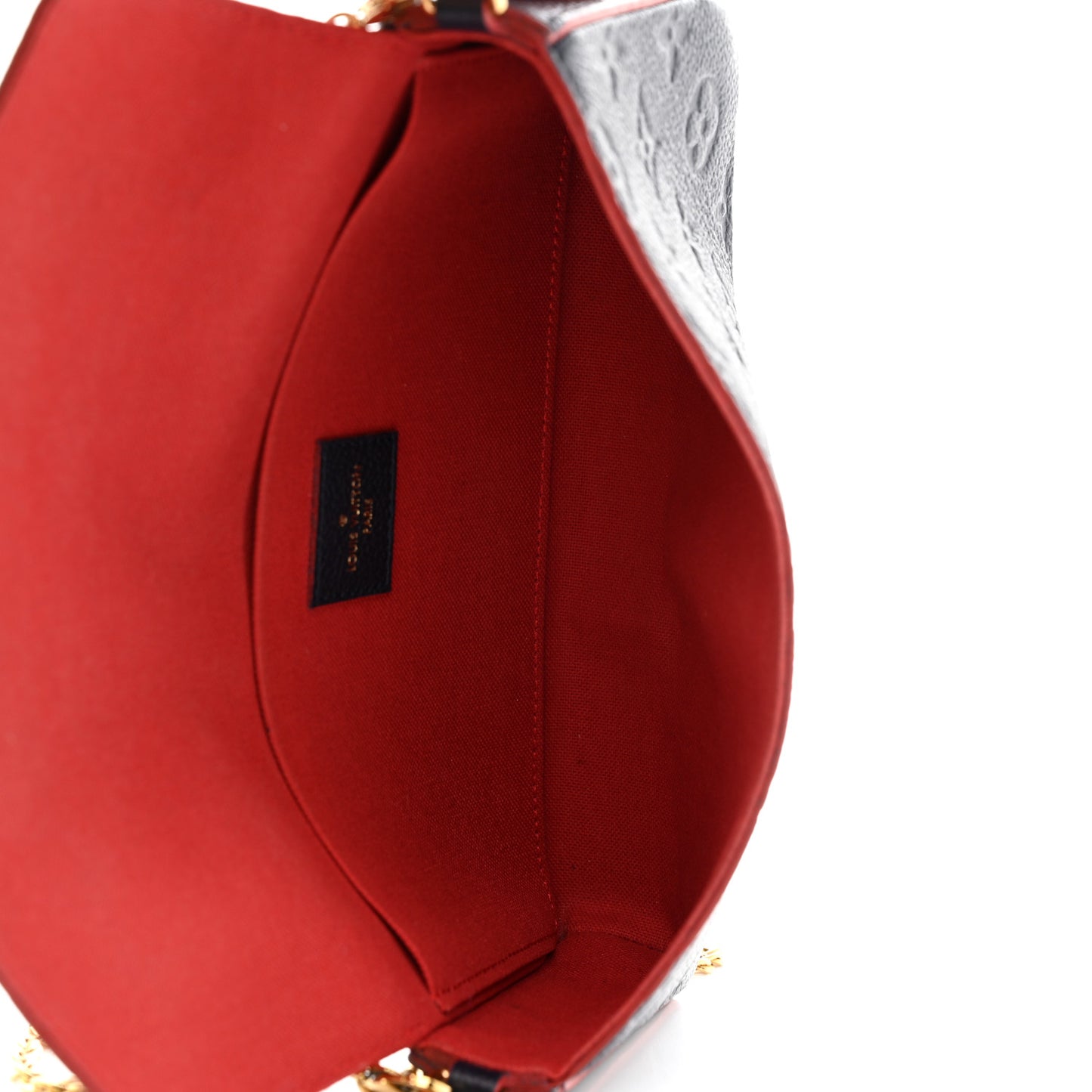 Empreinte Pochette Felicie Chain Wallet Marine Rouge