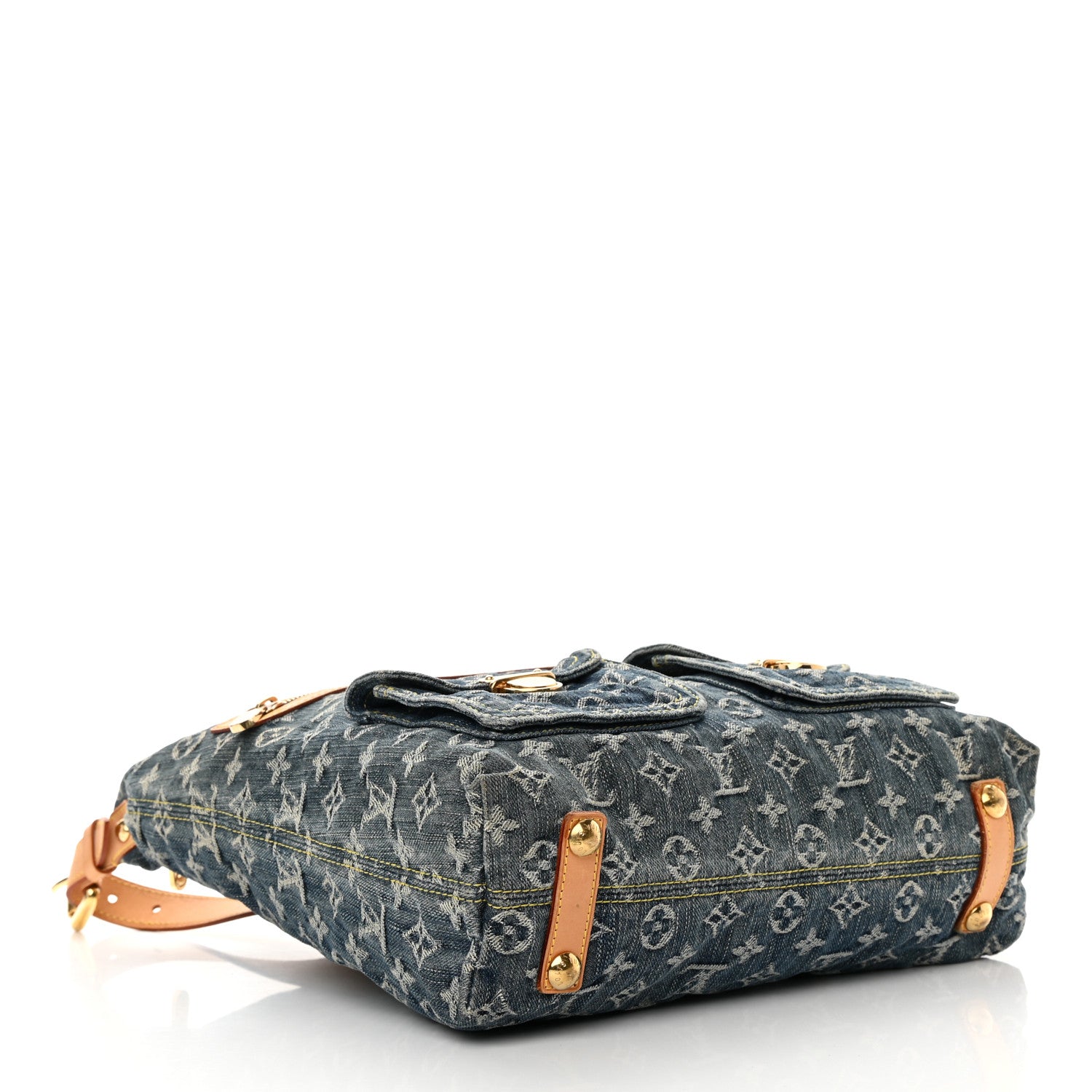 Louis Vuitton Denim Baggy GM Blue 4 of 14