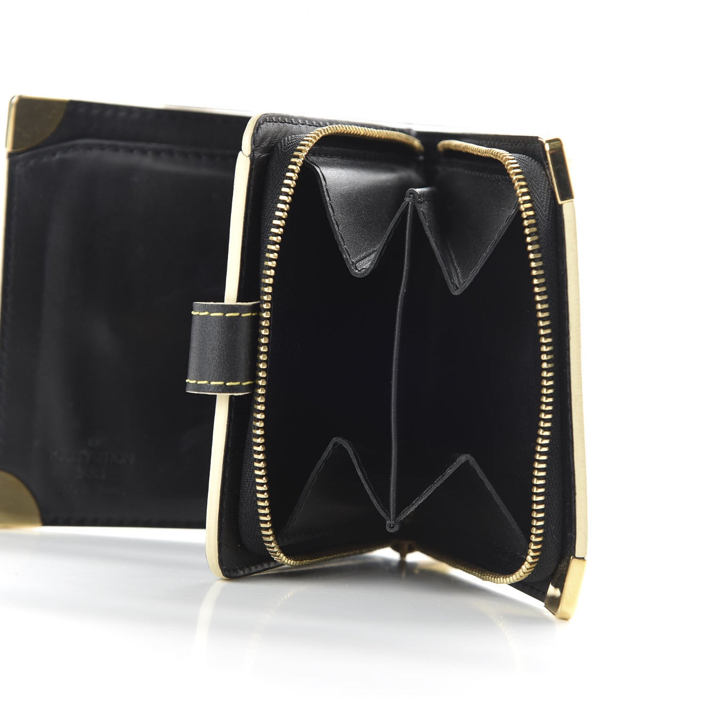 Suhali Compact Zipped Wallet Black