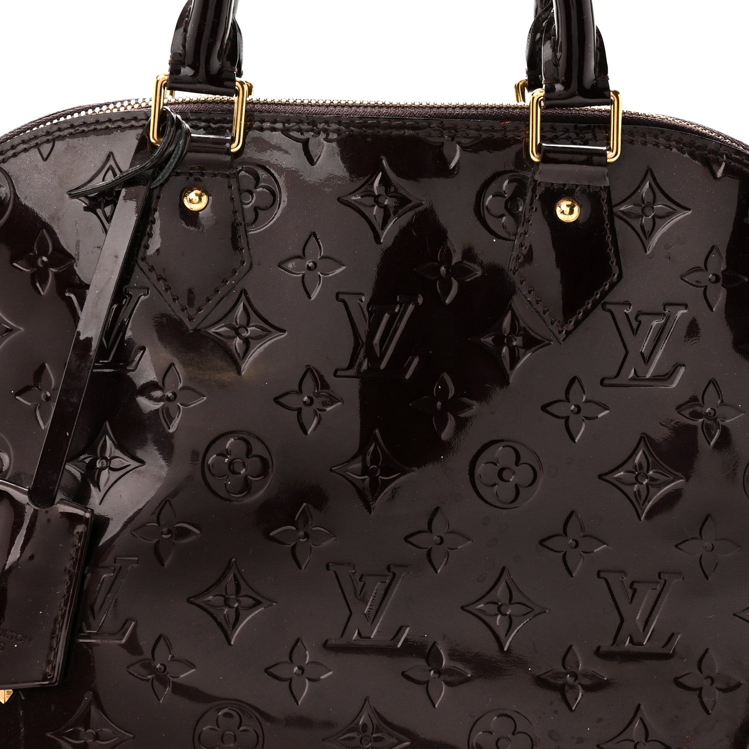 Louis Vuitton Vernis Alma PM Amarante 7 of 9