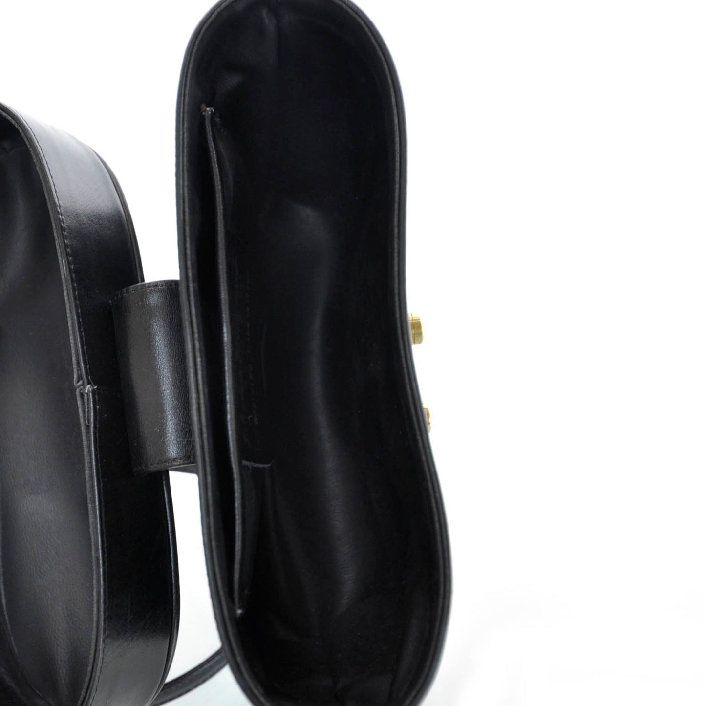 SALVATOREFERRAGAMOVintageLeatherShoulderBagBlack