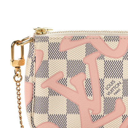 Louis Vuitton Damier Azur Tahitienne Mini Pochette Accessories 7 of 9